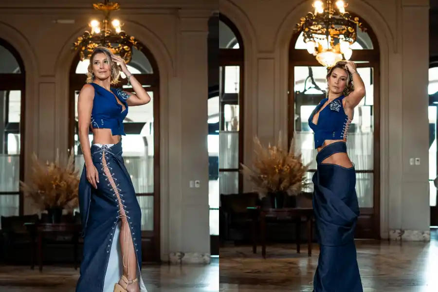 ALTA COSTURA. Cristina logró realizar sus sueños y hoy mostrará sus diseños en la pasarela del Duomo de Milán.