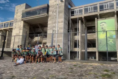 En el imponente estadio Bicentenario empezaron a canalizar sus sueños de ser grandes futbolistas