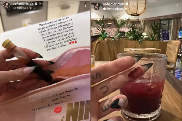 Sofía Clerici compartió su estremecedor truco de belleza para ser una “muñeca de porcelana”