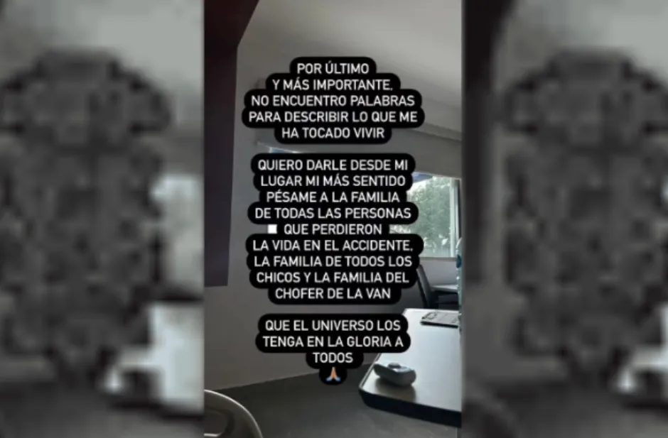 El emotivo posteo uno de los sobrevivientes del fatal accidente en Playa del Carmen