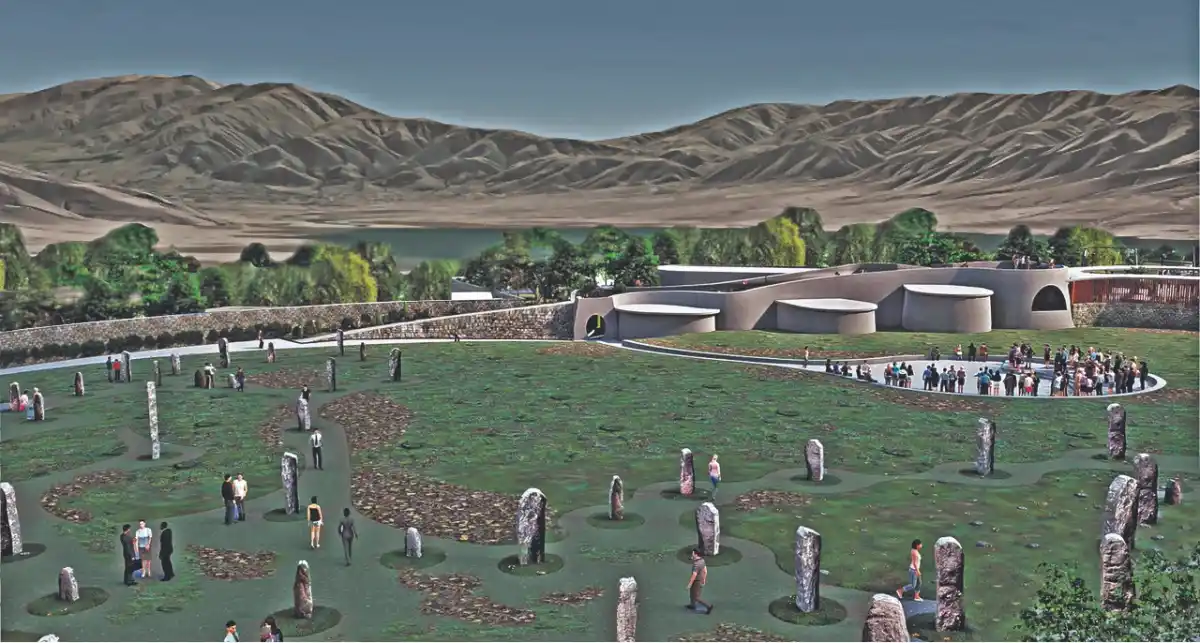 CONVOCANTES. Los menhires no se tocarán; la idea es trabajar en torno a su ubicación, con nuevas cartelerías y caminerías para admirarlos.