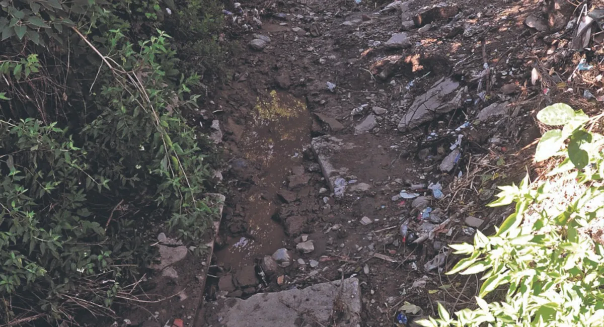 EL CANAL, UN PELIGRO. Según los vecinos, queda agua estancada y hay muchos residuos, lo cual favorece la prolíferación de mosquitos. LA GACETA / FOTO ANTONIO FERRONI.