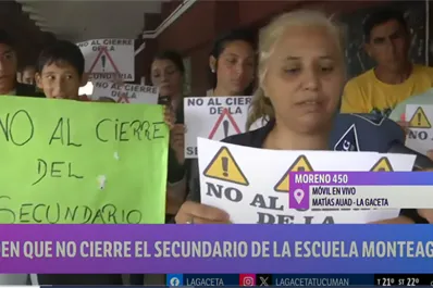 Escuela Monteagudo: reclamo por las inscripciones