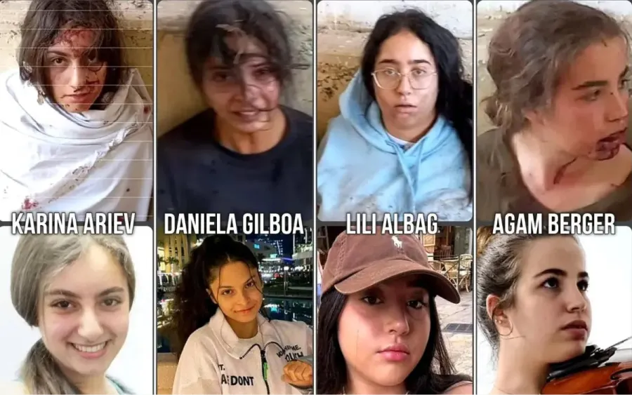 Israel difundió impactantes imágenes de rehenes tomadas por Hamas 
