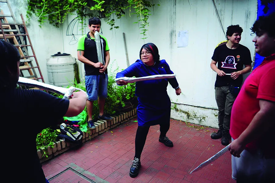 ACCIÓN. El encuentro promueve espacios para la libre expresión de todos.