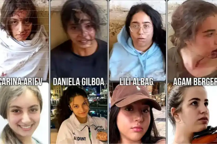 Israel difundió impactantes imágenes de rehenes tomadas por Hamas 