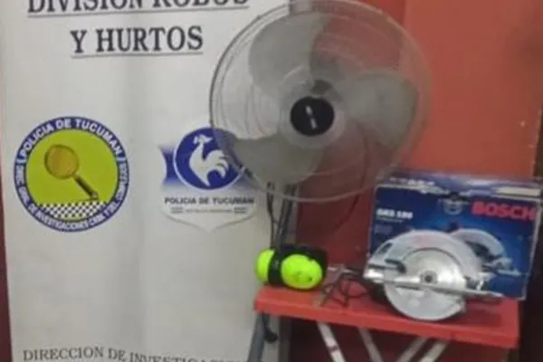 Recuperan herramientas robadas valuadas en $1.000.000