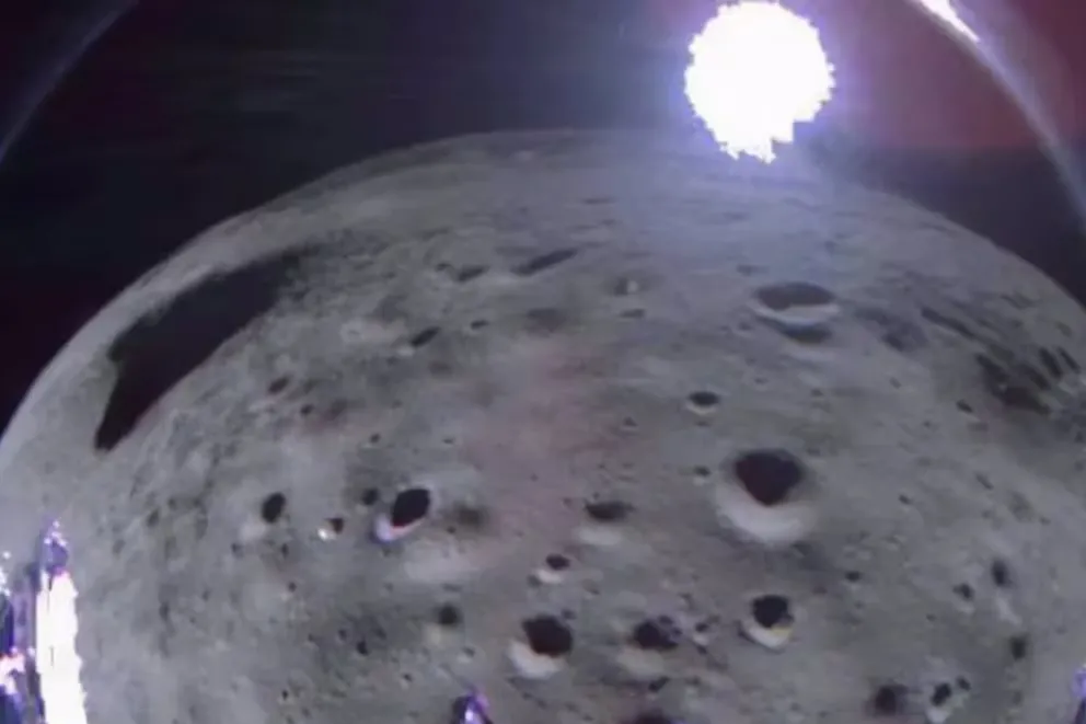 ¿Cómo está la Luna hoy?: Odiseo envió sus primeras imágenes del satélite