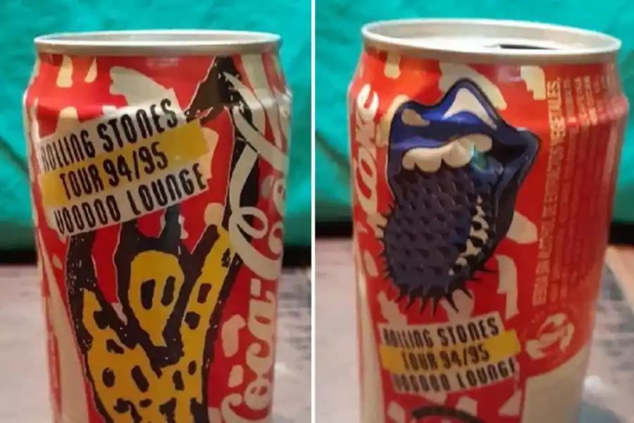 La lata de gaseosa se vende por páginas web a coleccionistas.