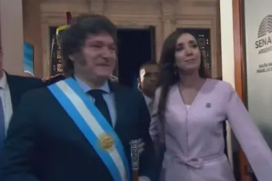 Quiénes recibieron a Milei en el Congreso