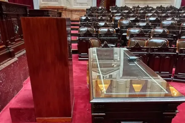 Así son los preparativos en el Congreso para la apertura de sesiones de Milei