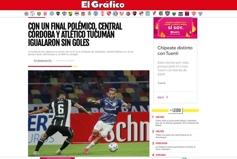 Así fue la semana de Atlético Tucumán: subió el nivel en el empate en Santiago del Estero y lo de Pereyra sigue desgastando