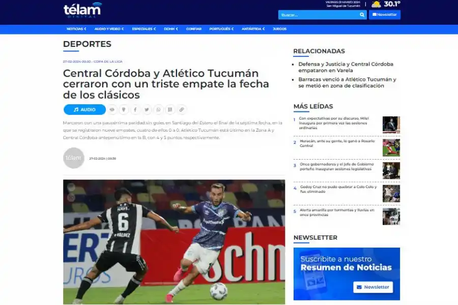 Así fue la semana de Atlético Tucumán: subió el nivel en el empate en Santiago del Estero y lo de Pereyra sigue desgastando