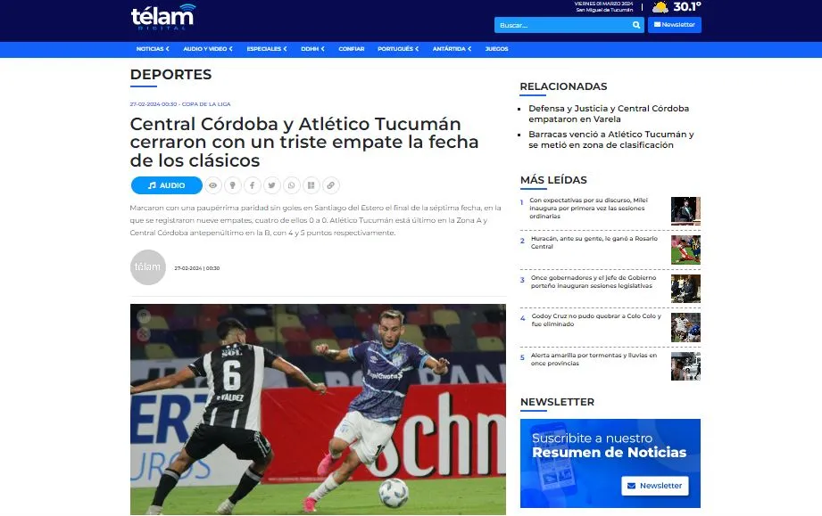 Así fue la semana de Atlético Tucumán: subió el nivel en el empate en Santiago del Estero y lo de Pereyra sigue desgastando