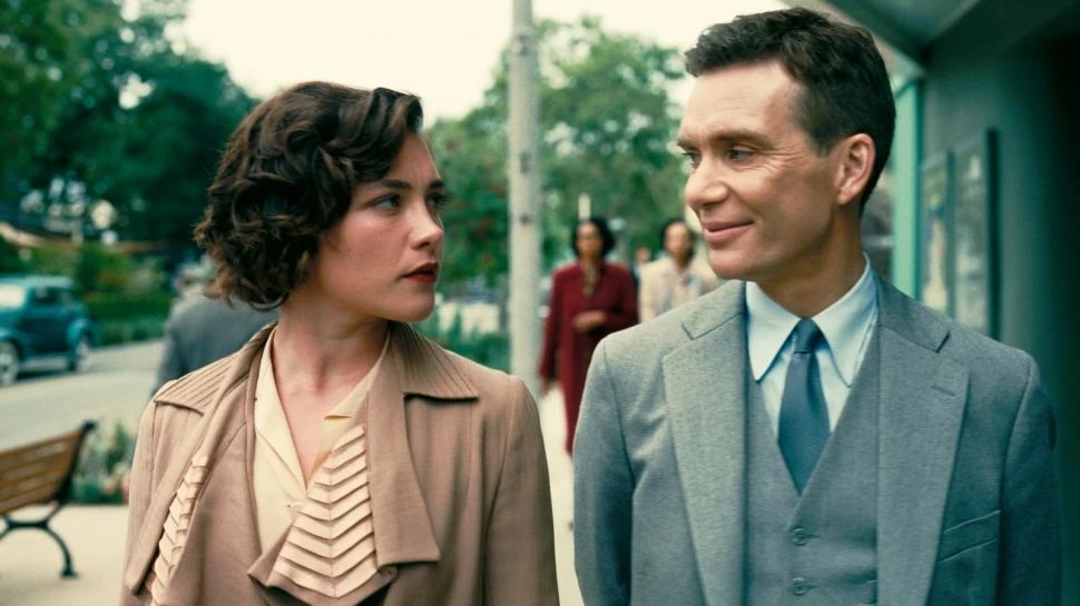 OPPENHEIMER. Florence Pugh y Cillian Murphy en el filme de Christopher Nolan, que se impuso en los máximos galardones de la industria del cine.