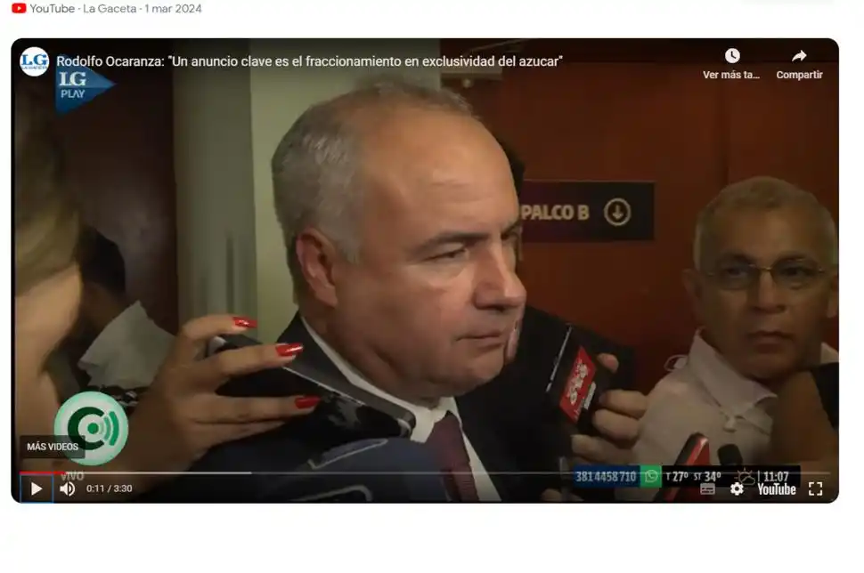 El discurso de Jaldo: apoyos y reclamos en el recinto