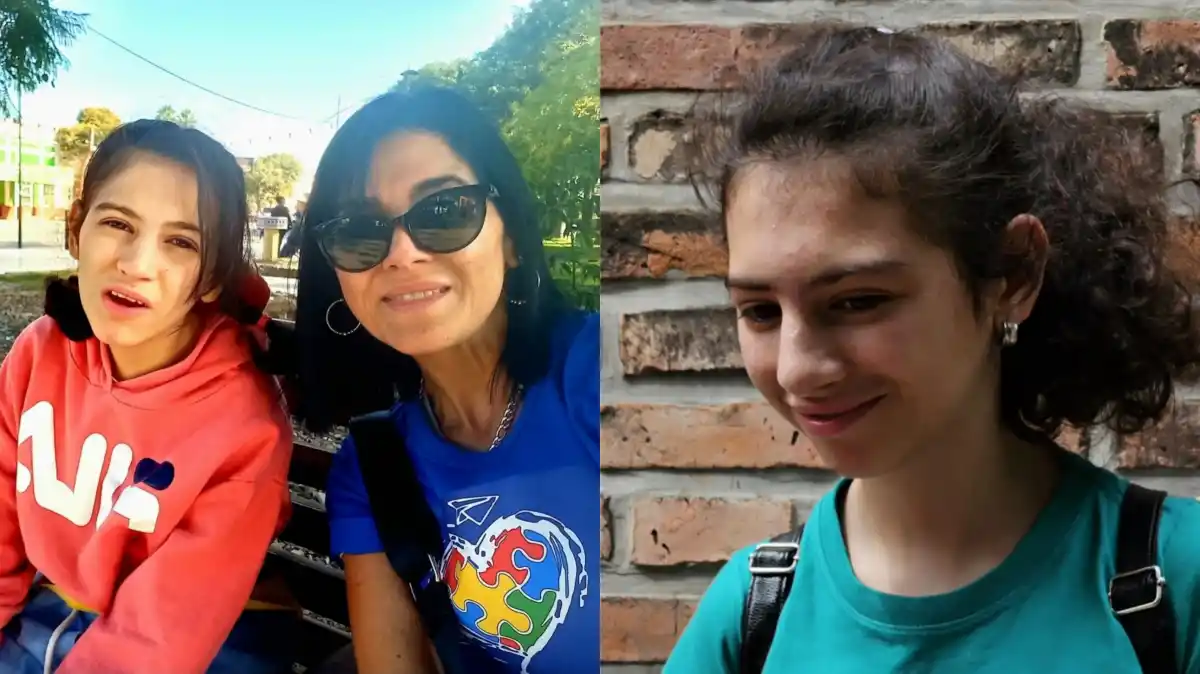 Aurora y su hija Guadalupe