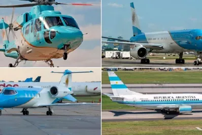 Javier Milei transfiere toda la flota aérea del Ejecutivo a la Fuerza Aérea