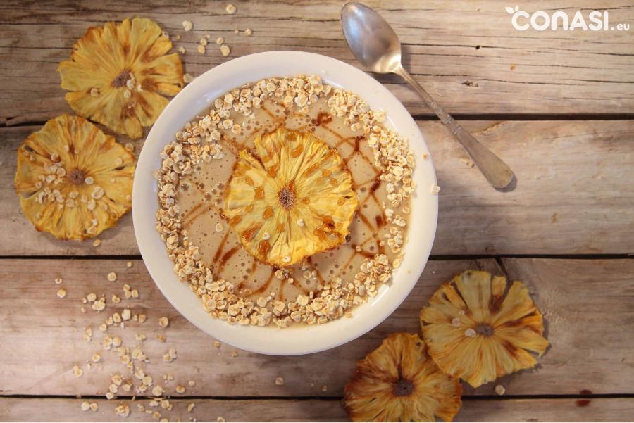 Ananá y avena para bajar el colesterol y los triglicéridos