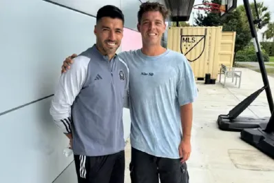 Santi Maratea visitó el entrenamiento de Inter Miami y habló del encuentro con Luis Suárez