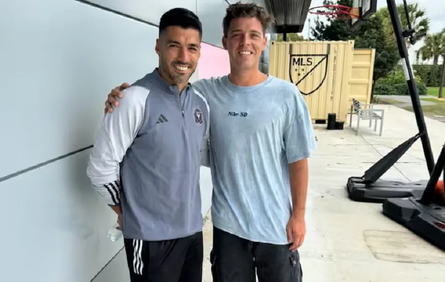 Santi Maratea visitó el entrenamiento de Inter Miami y habló del encuentro con Luis Suárez