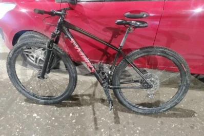 Roban una bicicleta  en el Camino del Perú