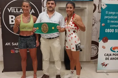 Manzur y Griffa están en peso, todo está listo para una intensa pelea en Villa Luján