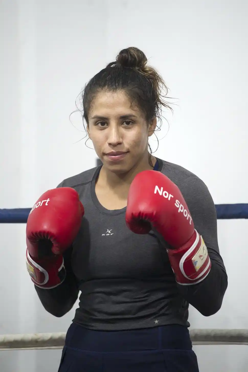 PREPARADA. “La Turquita” espera lograr el título mañana en Villa Luján.