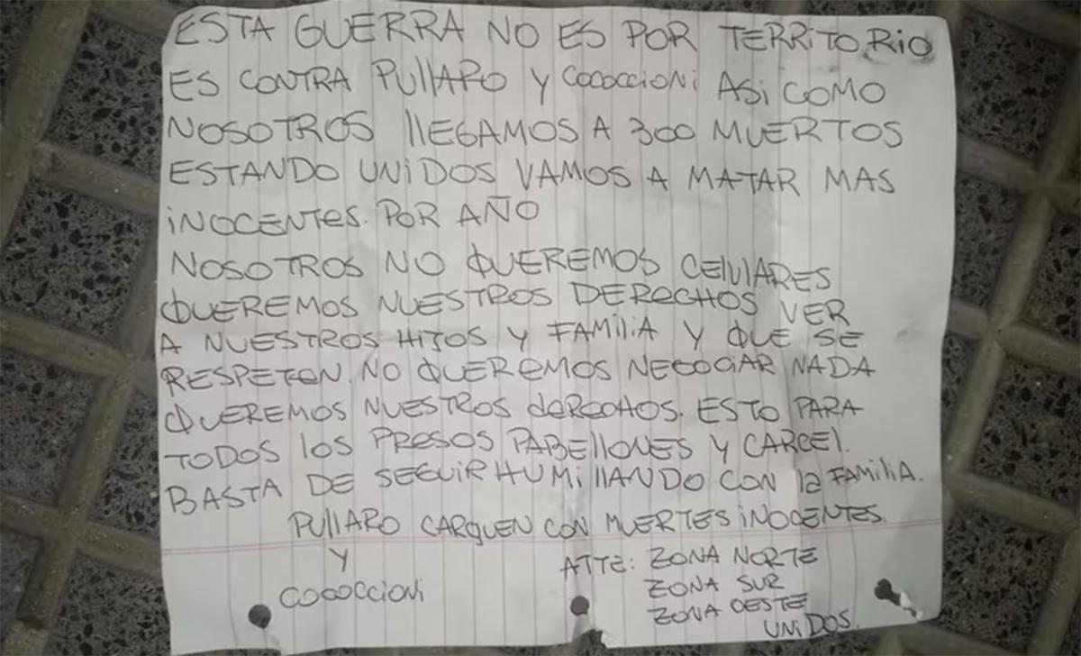 AMENAZA. Los sicarios que mataron al playero en Rosario dejaron una amenaza para el gobernador Pullaro.