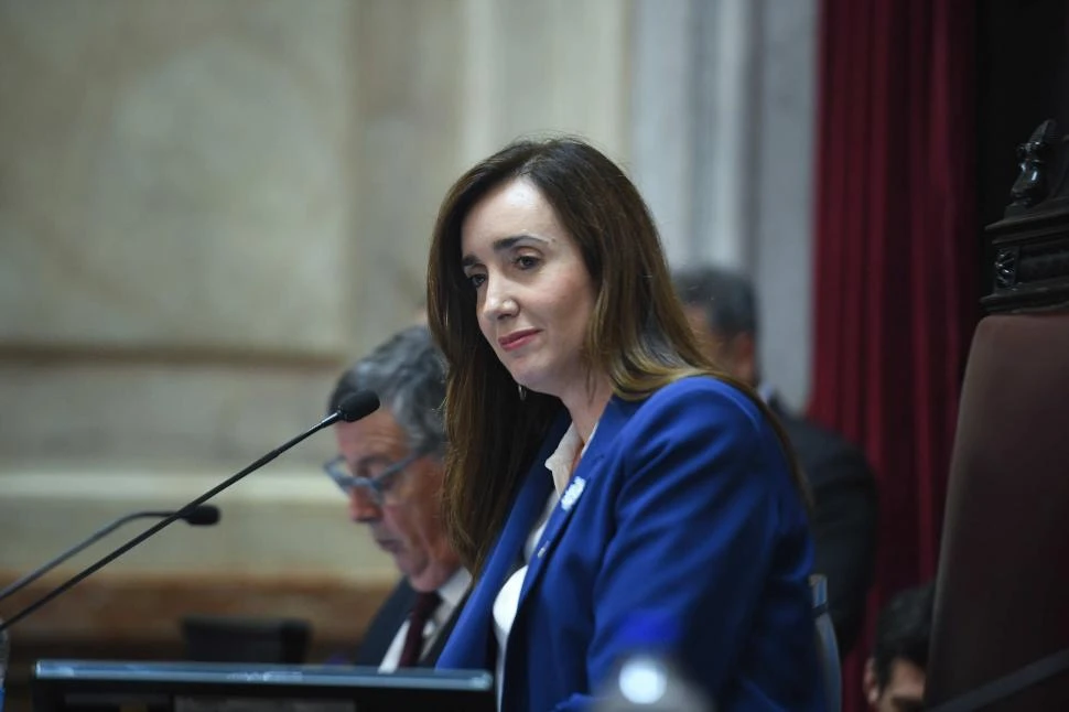 Victoria Villarruel convocó a sesión al Senado para mañana.