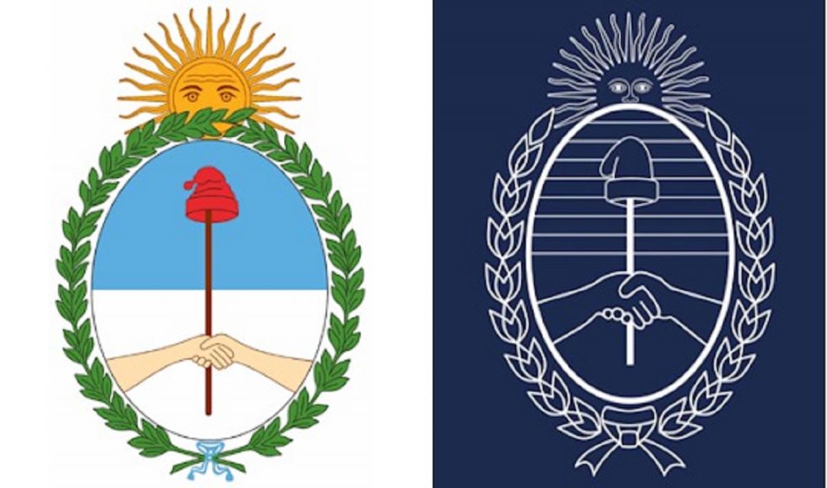 Día del escudo nacional: el juego de las diferencias entre el tradicional y el de Milei