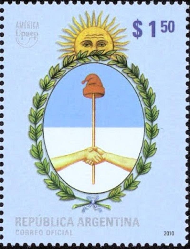 Sello postal emitido por el Correo Argentino en el año 2010.