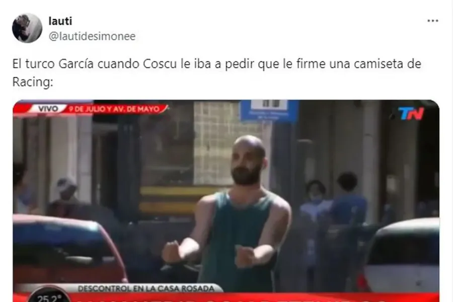 Video: el “Turco” García se agarró a las piñas con un invitado de su programa en vivo por hacer comentarios sobre su esposa