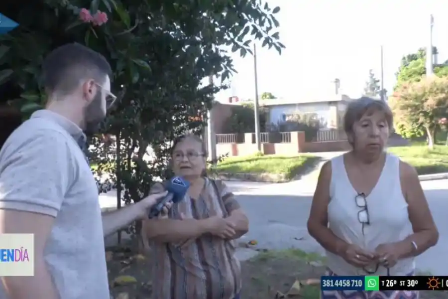 QUEJAS. Graciela le cuenta a LG Play las penurias que sufren cada día.