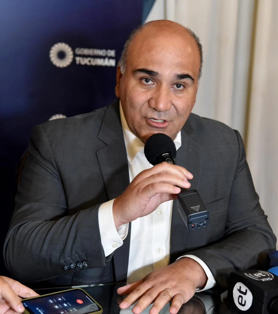 DENTRO DE UXP. Manzur no dejará el bloque.