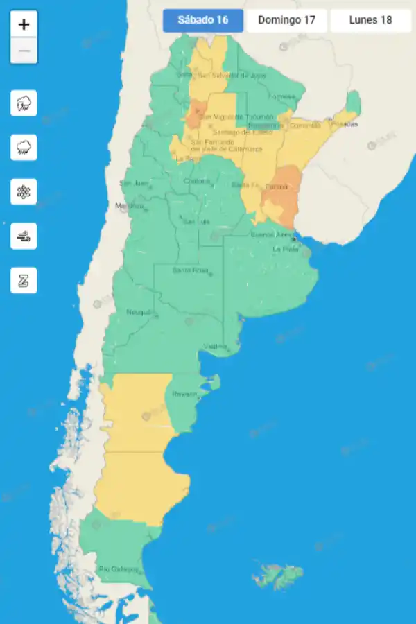 Alerta meteorológica naranja para Tucumán: cuáles son las recomendaciones