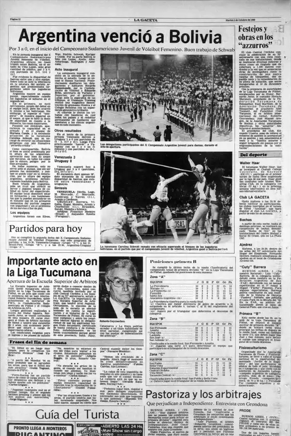 UN LUGAR CENTRAL. El Sudamericano tuvo una amplia cobertura de LA GACETA.