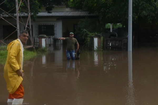 Inundaciones por las tormentas: más de 500 familias debieron ser evacuadas