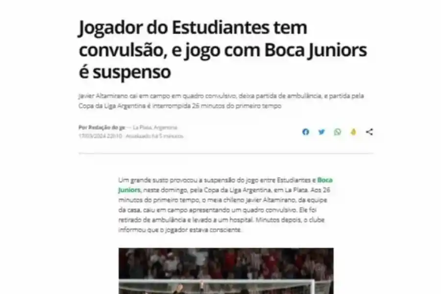 ¿Cómo fueron las repercusiones en Sudamérica sobre el episodio de Javier Altamirano?