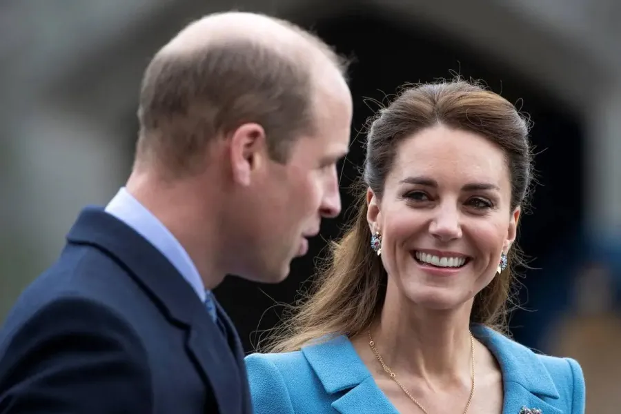 Kate Middleton, junto al príncipe William.