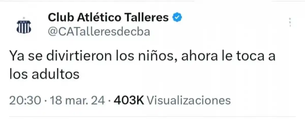 Talleres hizo una chicana en medio del sorteo de la Copa Libertadores y la Sudamericana