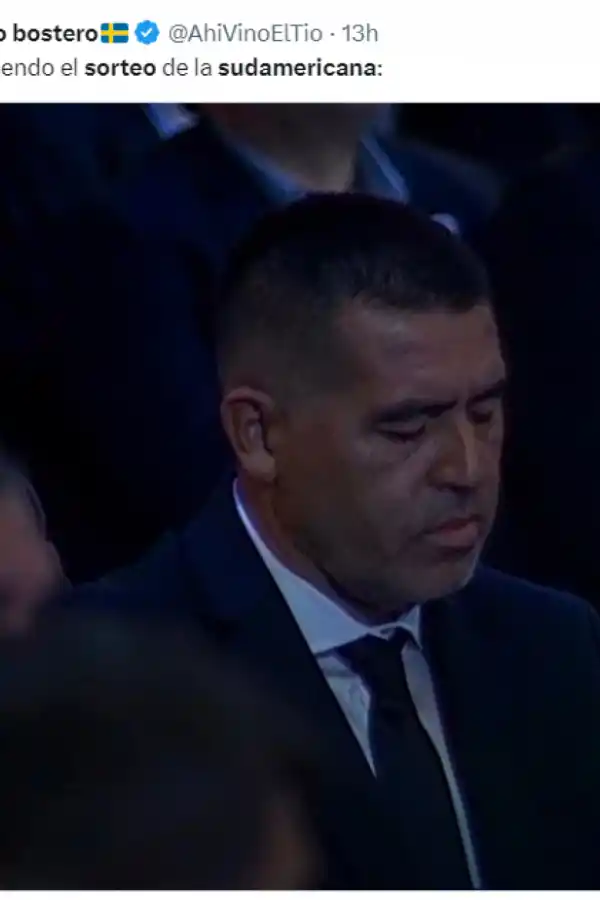 Los mejores memes del sorteo de la Copa Libertadores y Sudamericana 2024