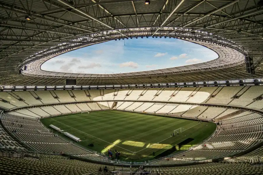 FORTALEZA. Estadio Arena Castelão: tiene capacidad para 63.903 personas. 