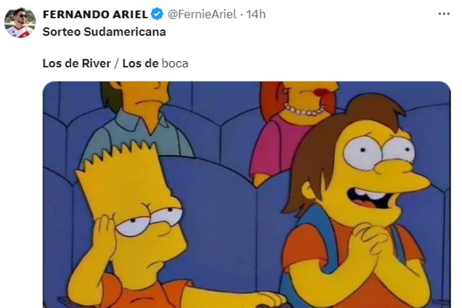 Los mejores memes del sorteo de la Copa Libertadores y Sudamericana 2024