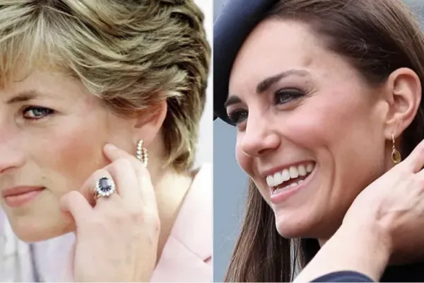 El anillo que une a Kate Middleton y Lady Di: una joya con un pasado turbulento
