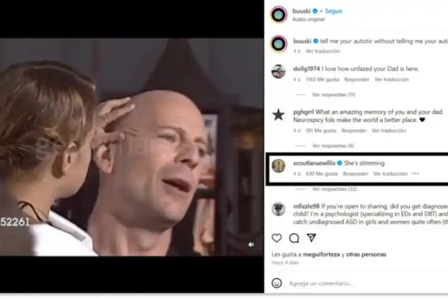 El posteo donde Tallulah confirma que tiene autismo