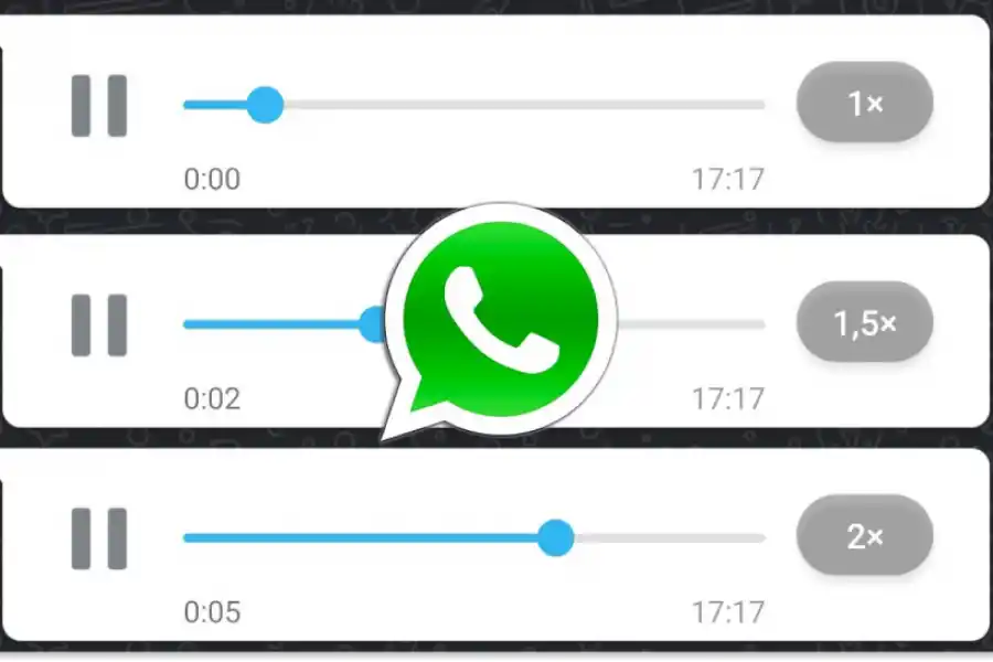 Son cada vez más las personas que escuchan los audios de WhatsApp a velocidad rápida