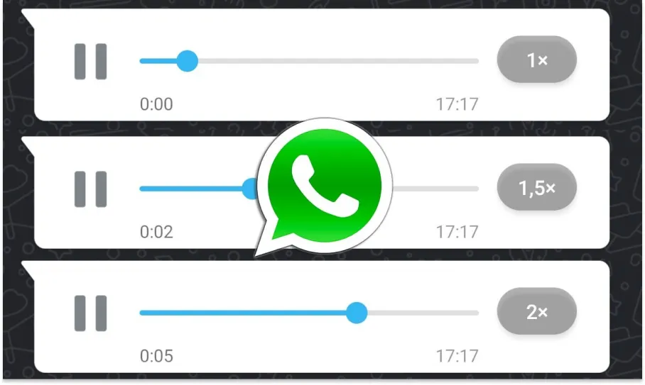 Son cada vez más las personas que escuchan los audios de WhatsApp a velocidad rápida