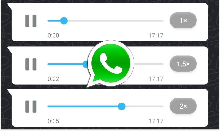 Son cada vez más las personas que escuchan los audios de WhatsApp a velocidad rápida