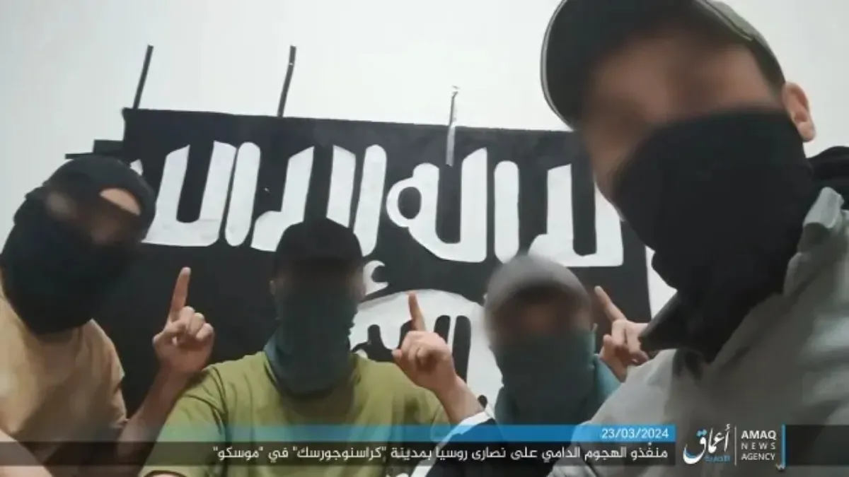El Estado Islámico publicó una imagen de los supuestos responsables del atentado en Rusia